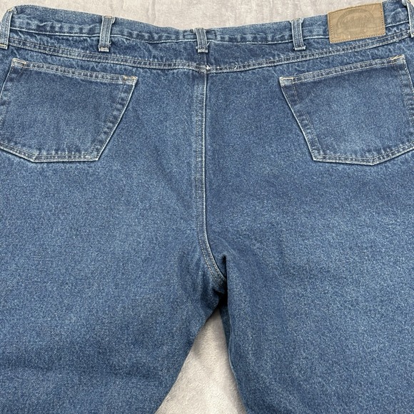 Cabelas Flannel Lined Jeans Men 48x30(46x28) Blue Wash Insulated Warm Workwear - Picture 9 of 12